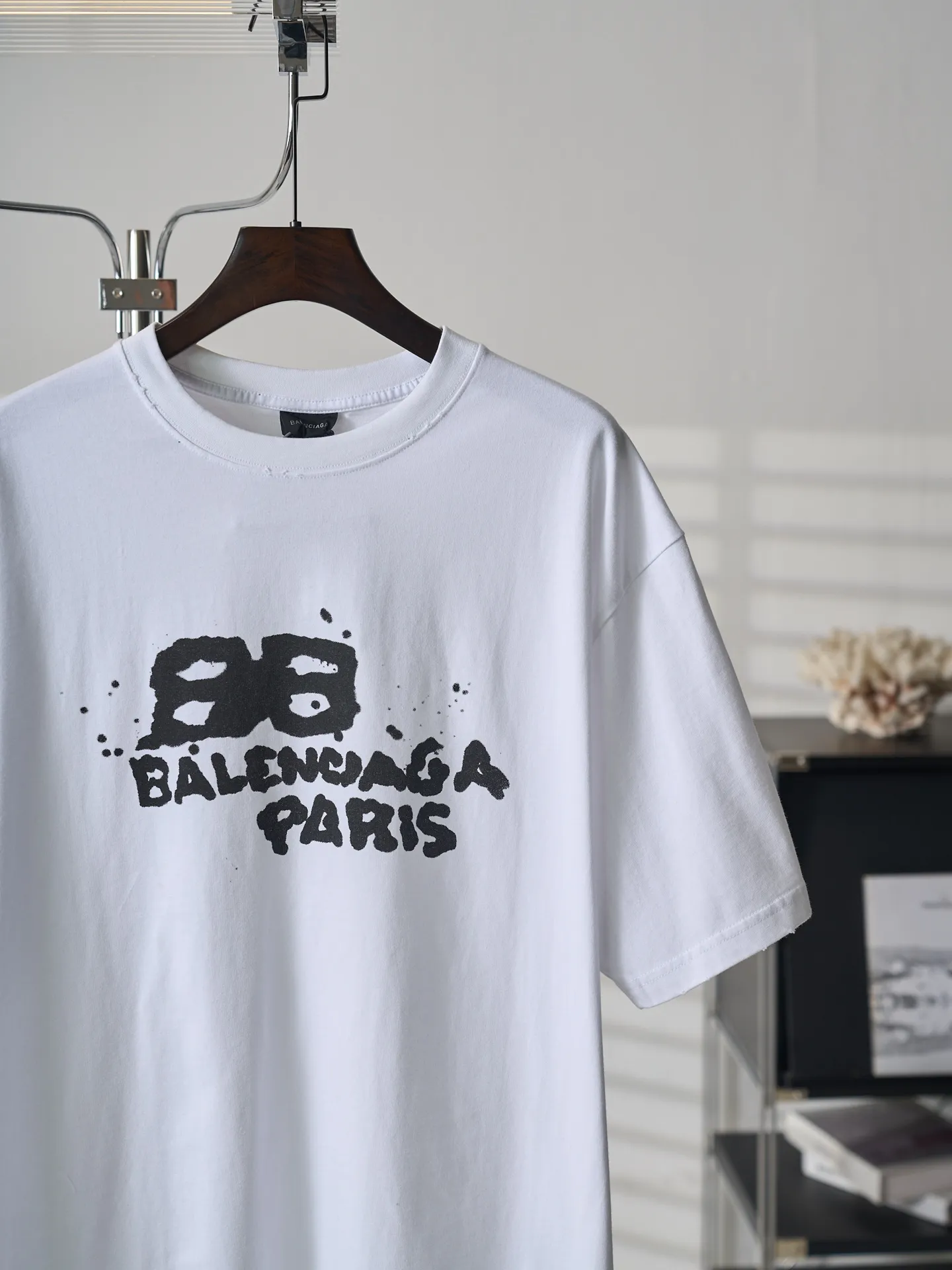 BALENCIAGA/ BB T 【In Stock】S M L XL Authentic 3599 ，230 100% ，340 ， ， ， 1：1